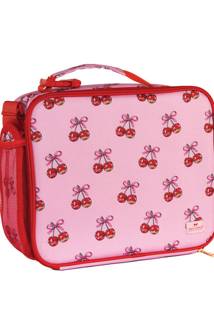 Cherry Bow Lunch Box-Lunch Bags-Dear Me Southern Boutique, located in DeRidder, Louisiana
