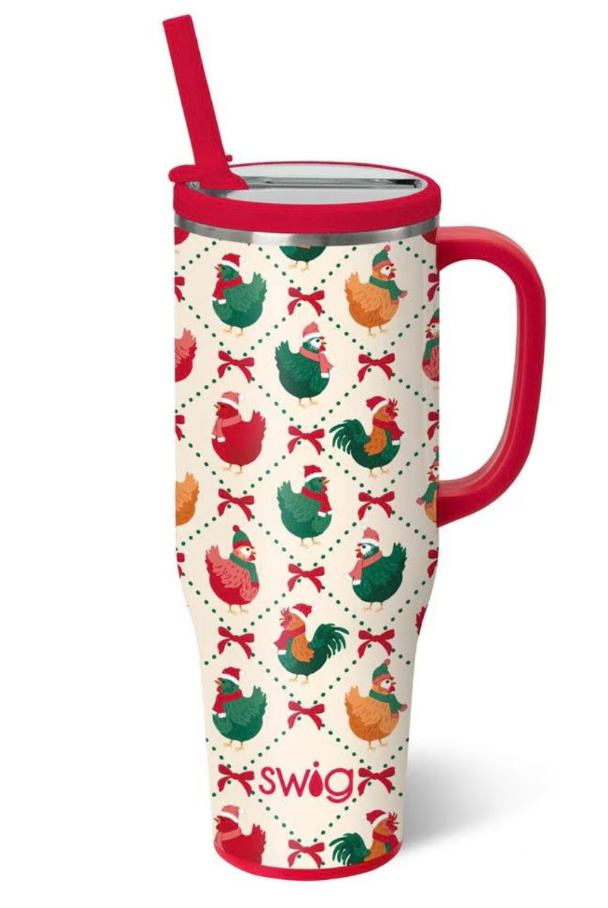 Christmas Coop Mega Mug 40oz-Drinkwear-Dear Me Southern Boutique, located in DeRidder, Louisiana