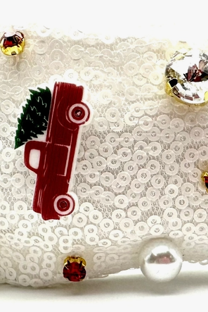 Christmas Truck Headband-Headbands-Dear Me Southern Boutique, located in DeRidder, Louisiana