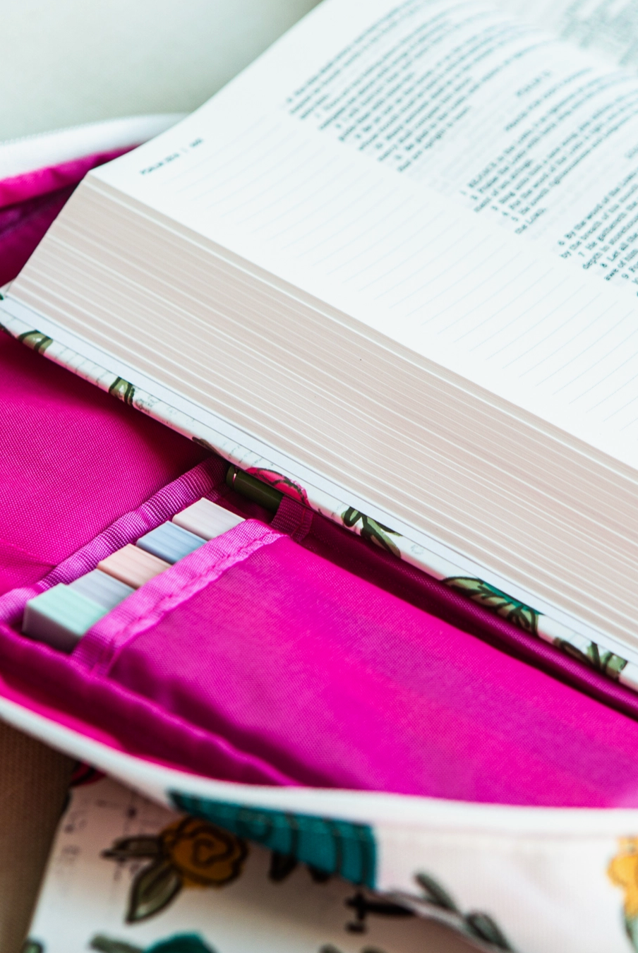 Church Floral Bible Case-JAG Bible Covers-Dear Me Southern Boutique, located in DeRidder, Louisiana