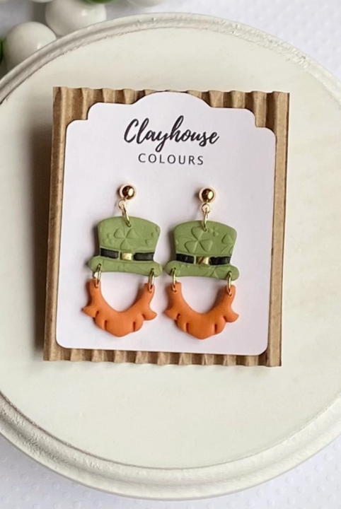 Clay Earrings-Earrings-Dear Me Southern Boutique, located in DeRidder, Louisiana