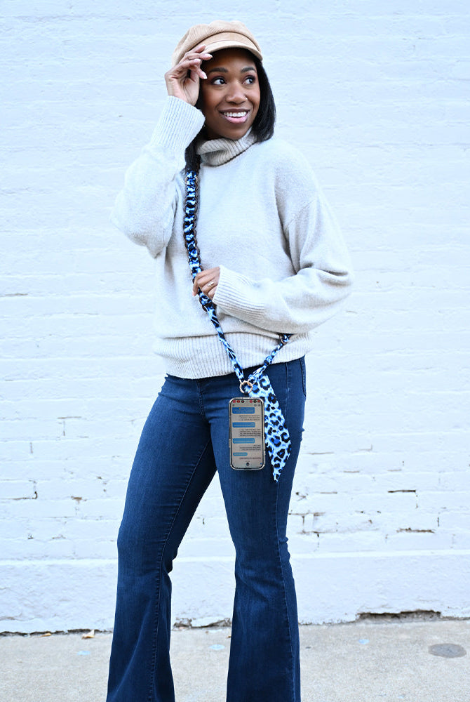 Clip & Go Crossbody Coconut Scarf-Two Color Options-Phone Accessories-Dear Me Southern Boutique, located in DeRidder, Louisiana