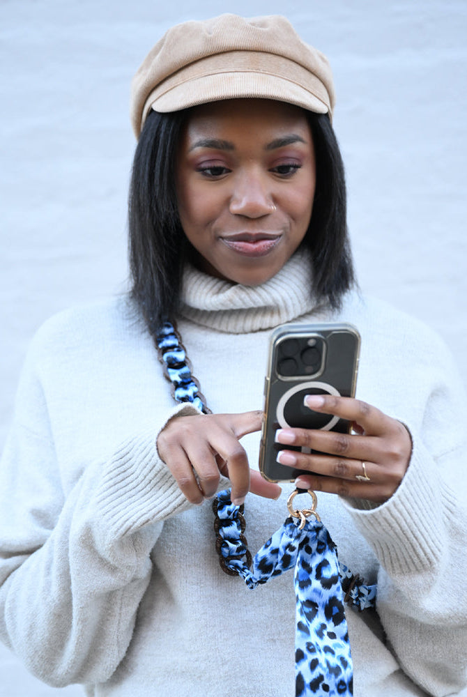 Clip & Go Crossbody Coconut Scarf-Two Color Options-Phone Accessories-Dear Me Southern Boutique, located in DeRidder, Louisiana