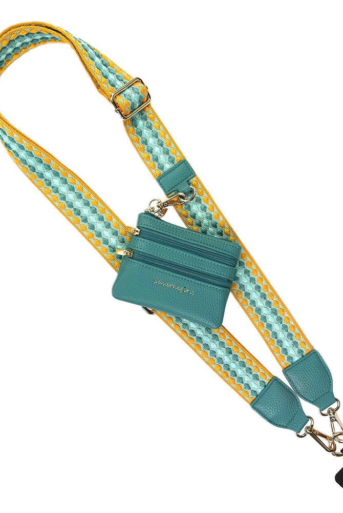 Clip & Go Strap w/Zippered Pouch- 4 Color Options-Phone Accessories-Dear Me Southern Boutique, located in DeRidder, Louisiana