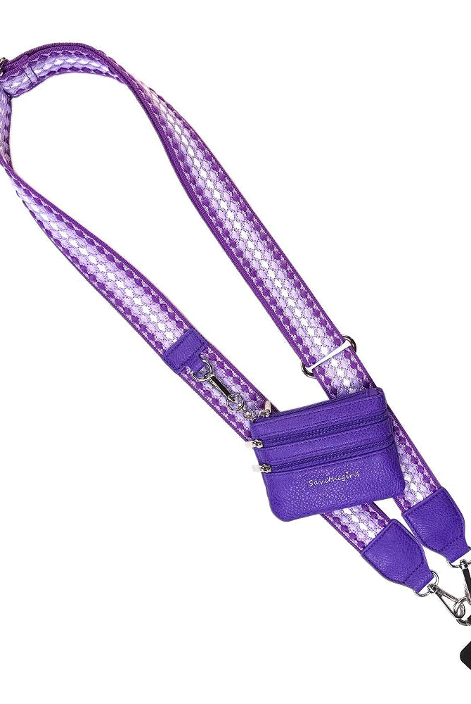 Clip & Go Strap w/Zippered Pouch- 4 Color Options-Phone Accessories-Dear Me Southern Boutique, located in DeRidder, Louisiana