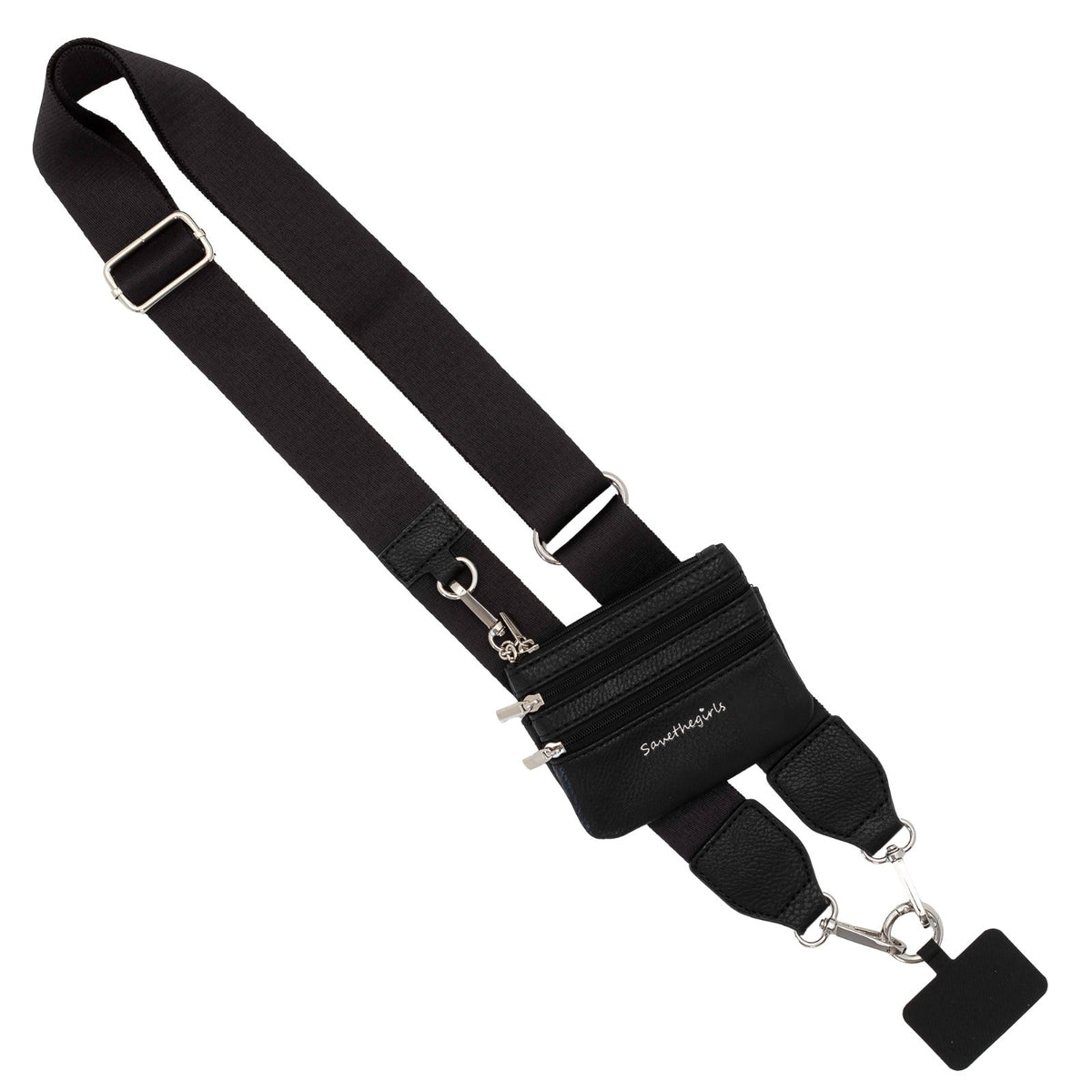 Clip & Go Strap w/Zippered Pouch-Bags/Purses-Dear Me Southern Boutique, located in DeRidder, Louisiana