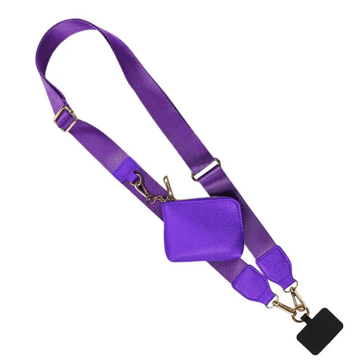 Clip & Go Strap w/Zippered Pouch-Bags/Purses-Dear Me Southern Boutique, located in DeRidder, Louisiana