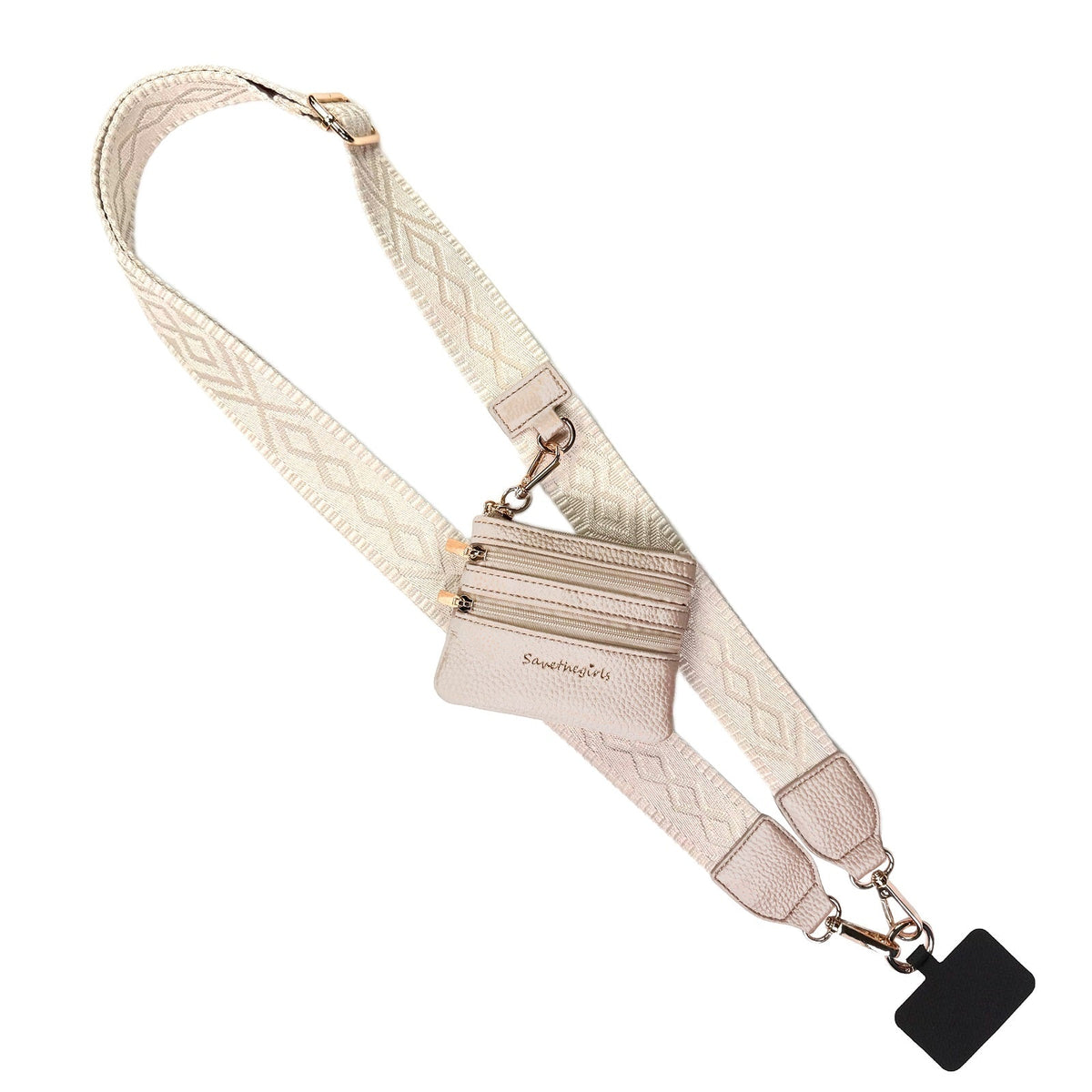 Clip & Go Strap w/Zippered Pouch Classic-Bags/Purses-Dear Me Southern Boutique, located in DeRidder, Louisiana