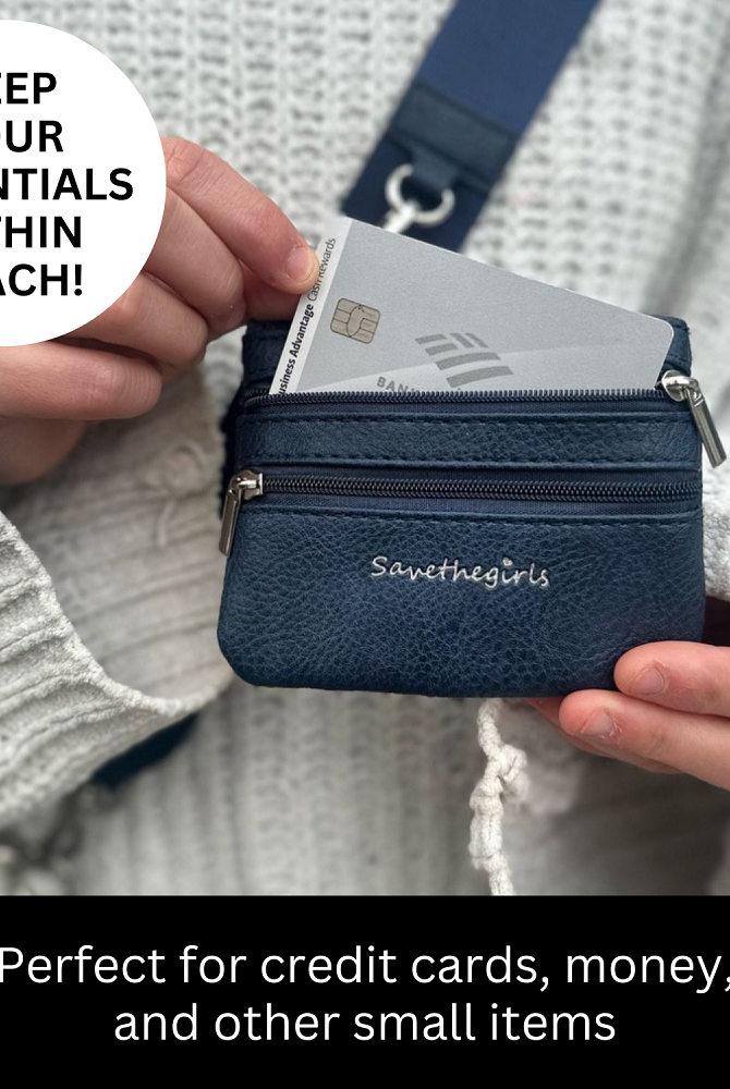 Clip & Go Strap w/Zippered Pouch-Dear Me Southern Boutique, located in DeRidder, Louisiana