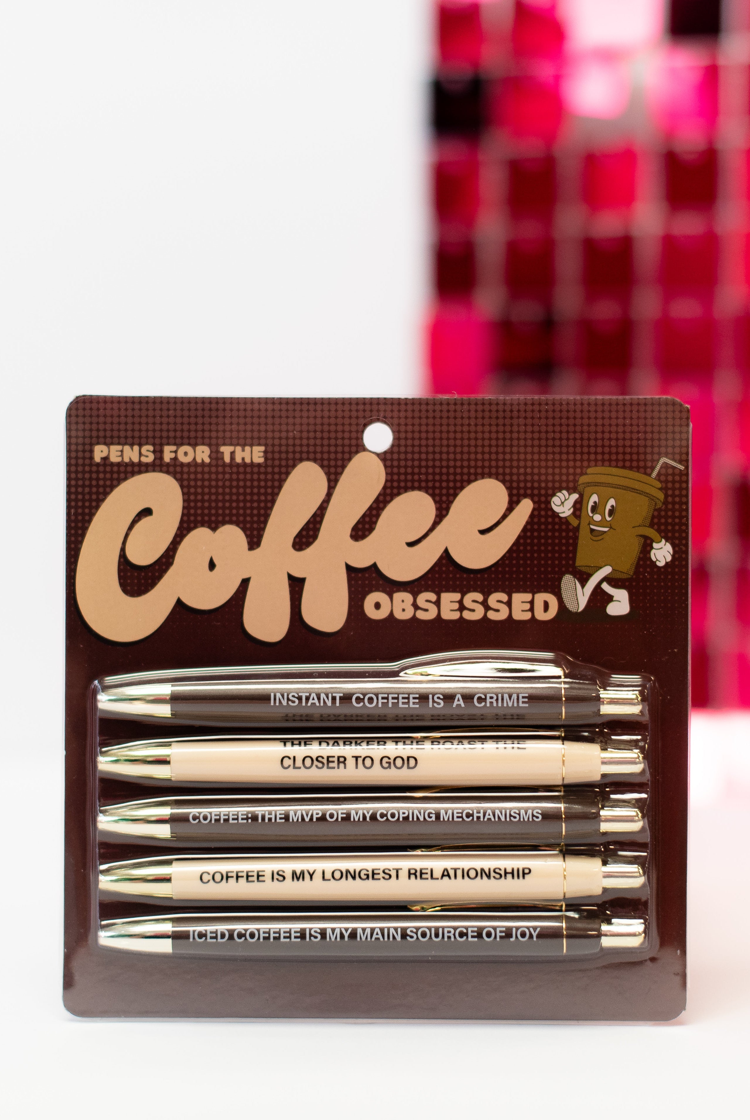 Coffee Obsession Pen Set-Pens-Dear Me Southern Boutique, located in DeRidder, Louisiana