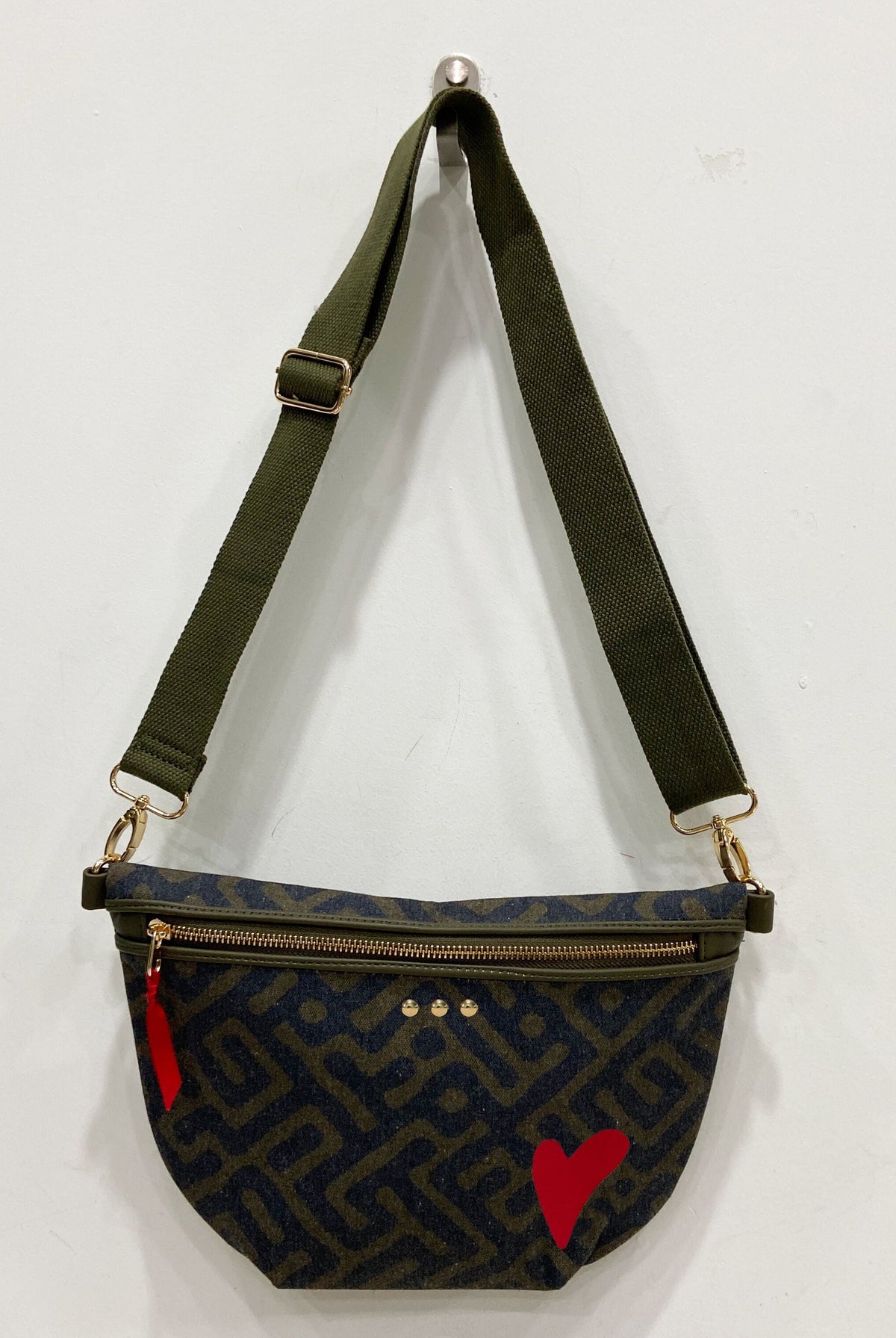 Colby Canvas Printed Bum Bag-Presales-Dear Me Southern Boutique, located in DeRidder, Louisiana