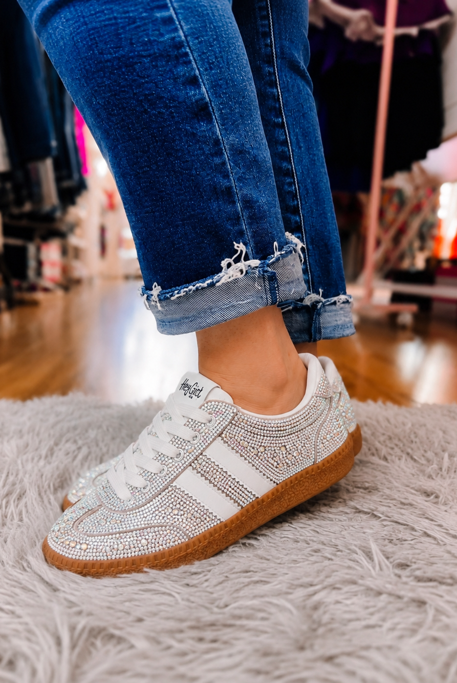 Corkys Heads Up Sneakers - Rhinestones-Dear Me Southern Boutique, located in DeRidder, Louisiana