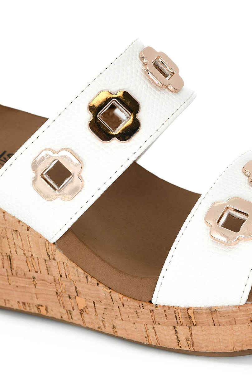 Corky's Hi Tide Wedges- White-Shoes-Dear Me Southern Boutique, located in DeRidder, Louisiana