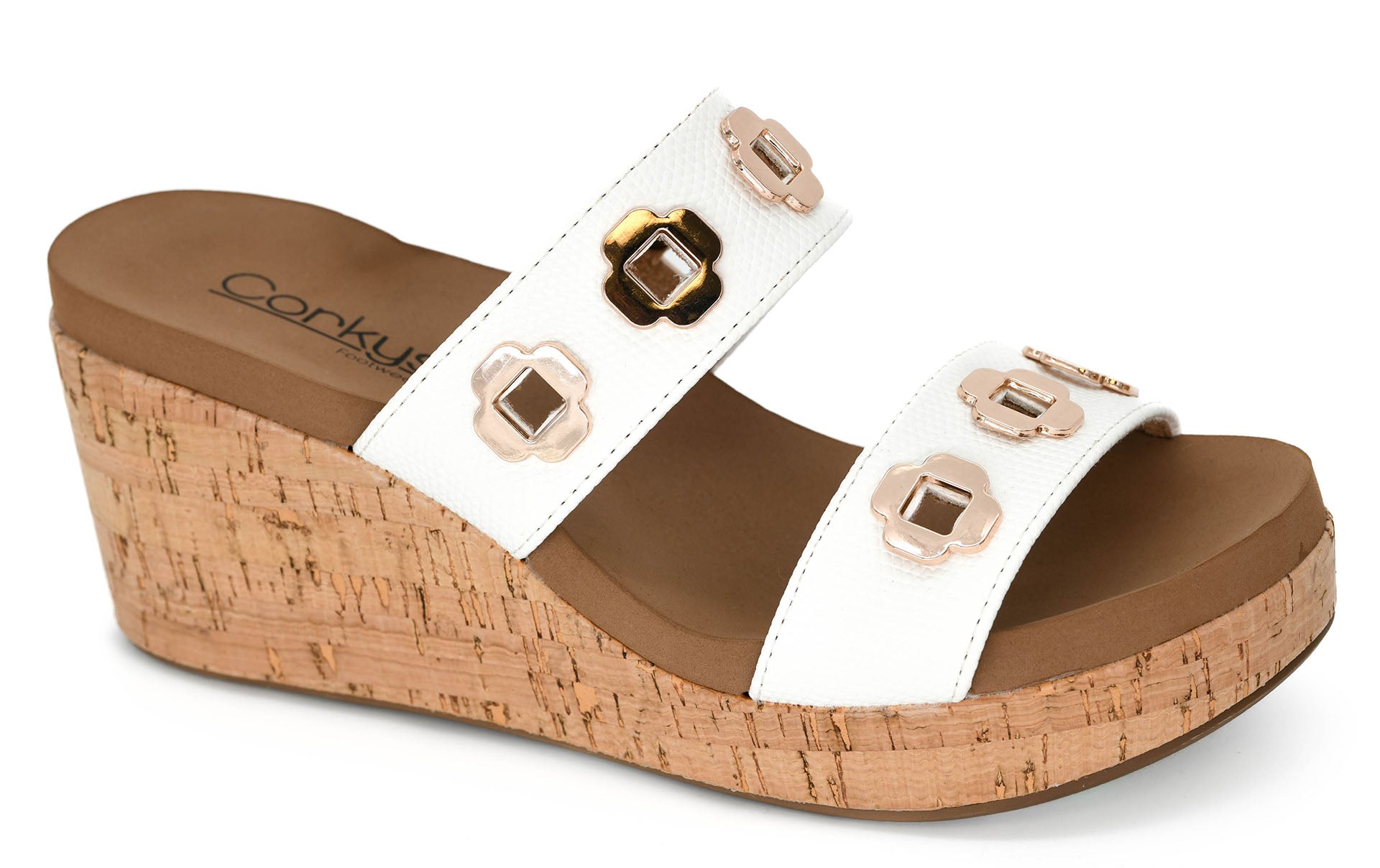 Corky's Hi Tide Wedges- White-Wedges-Dear Me Southern Boutique, located in DeRidder, Louisiana