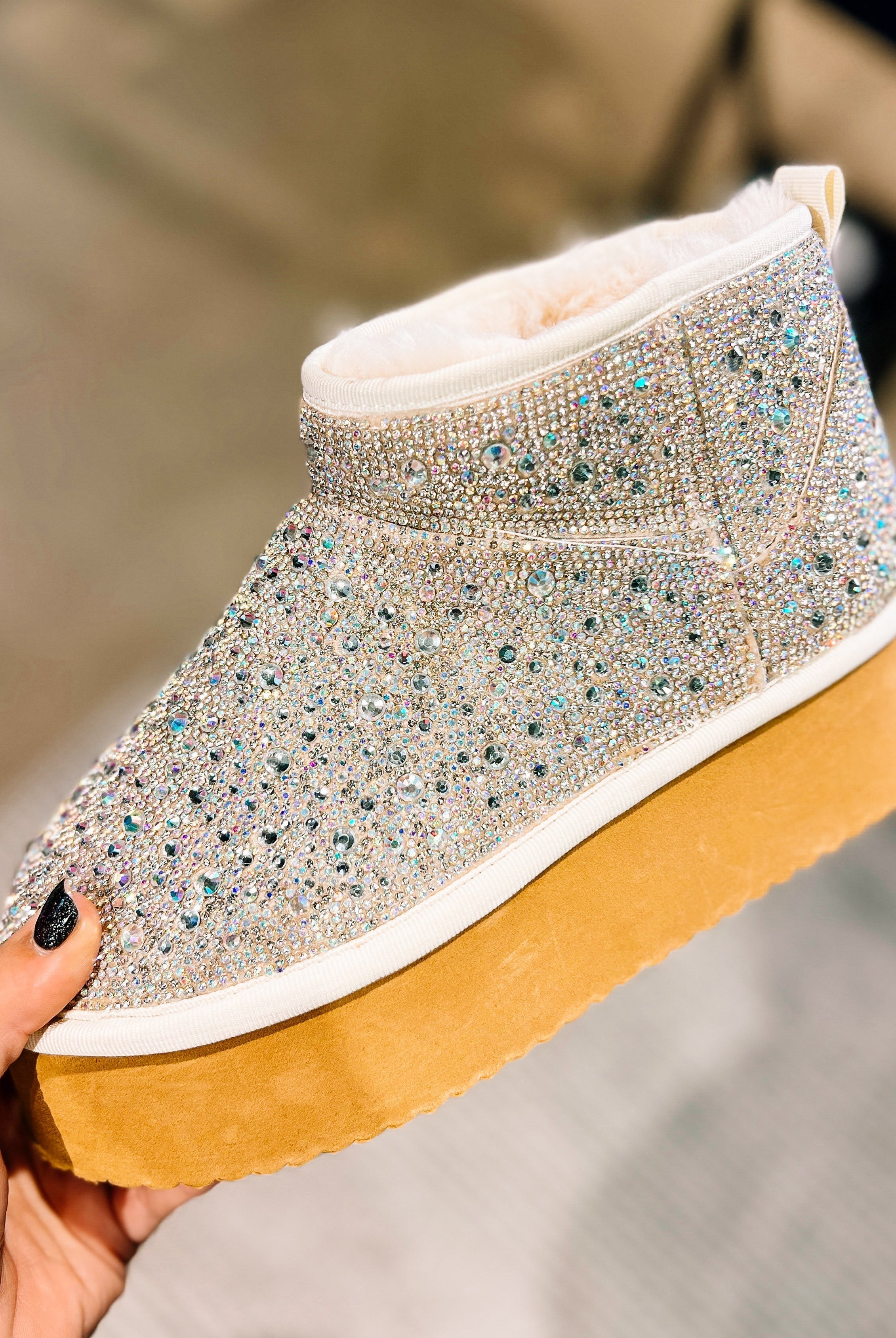 Corkys Homebody Rhinestone Booties-Boots-Dear Me Southern Boutique, located in DeRidder, Louisiana