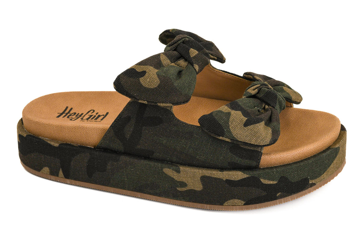 Corkys Lil Bit Knotty Sandals - Camo-Shoes-Dear Me Southern Boutique, located in DeRidder, Louisiana
