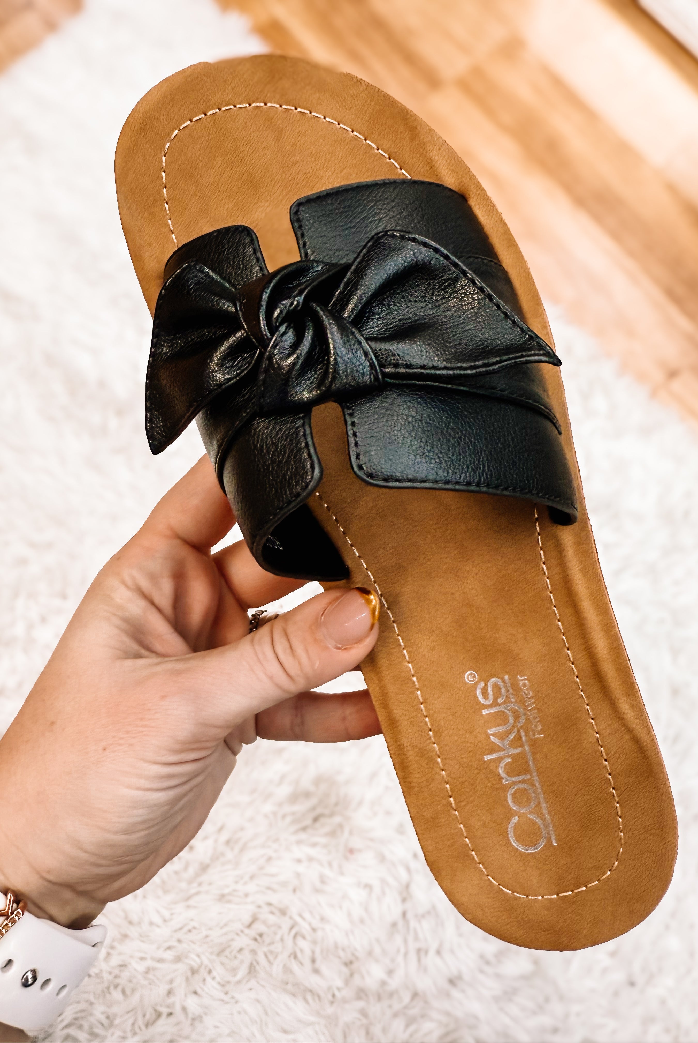 Corky's Rock The Bowt Sandal - Black-Sandals-Dear Me Southern Boutique, located in DeRidder, Louisiana