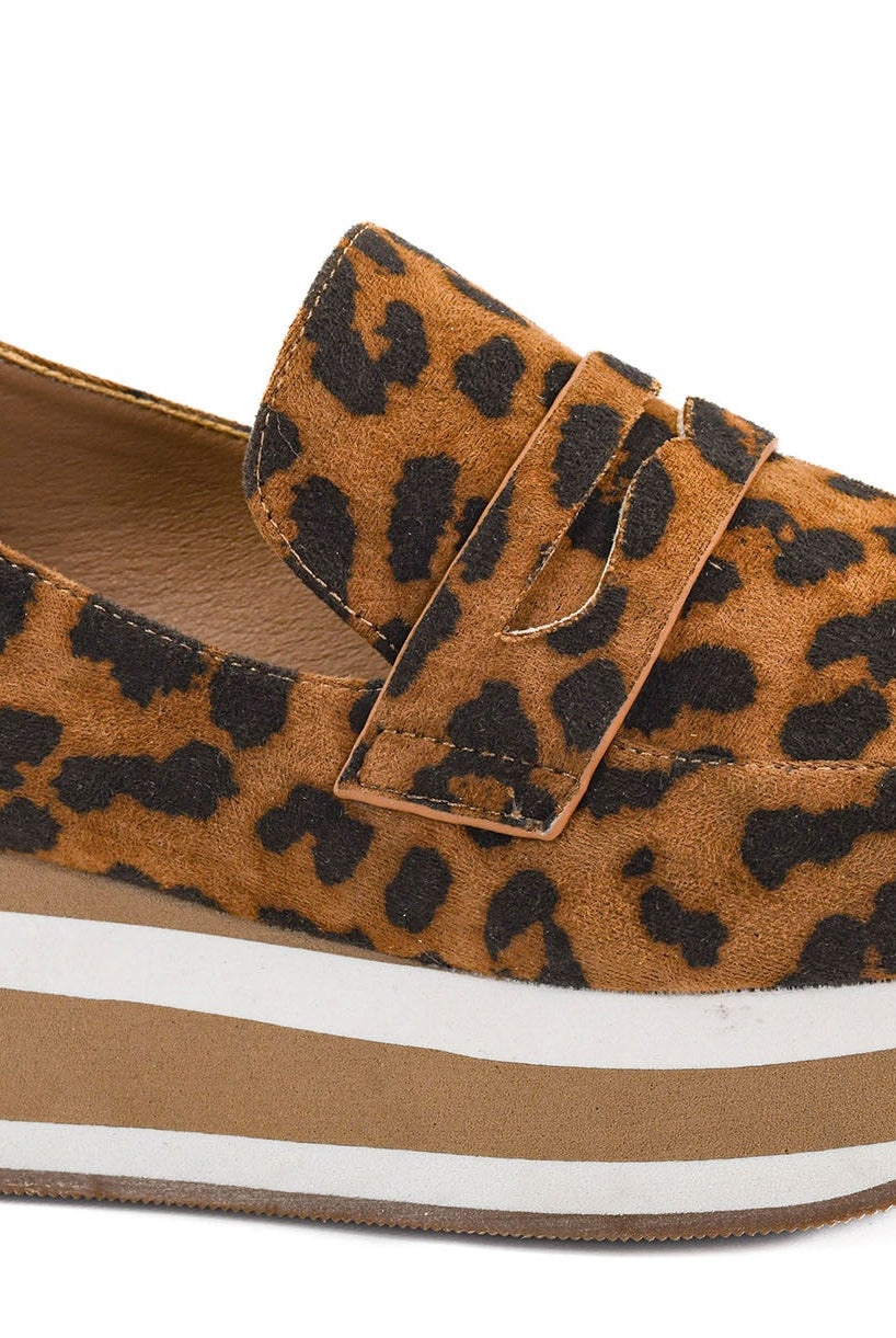 Corkys Sheesh Leopard Slip-ons-Wedges-Dear Me Southern Boutique, located in DeRidder, Louisiana