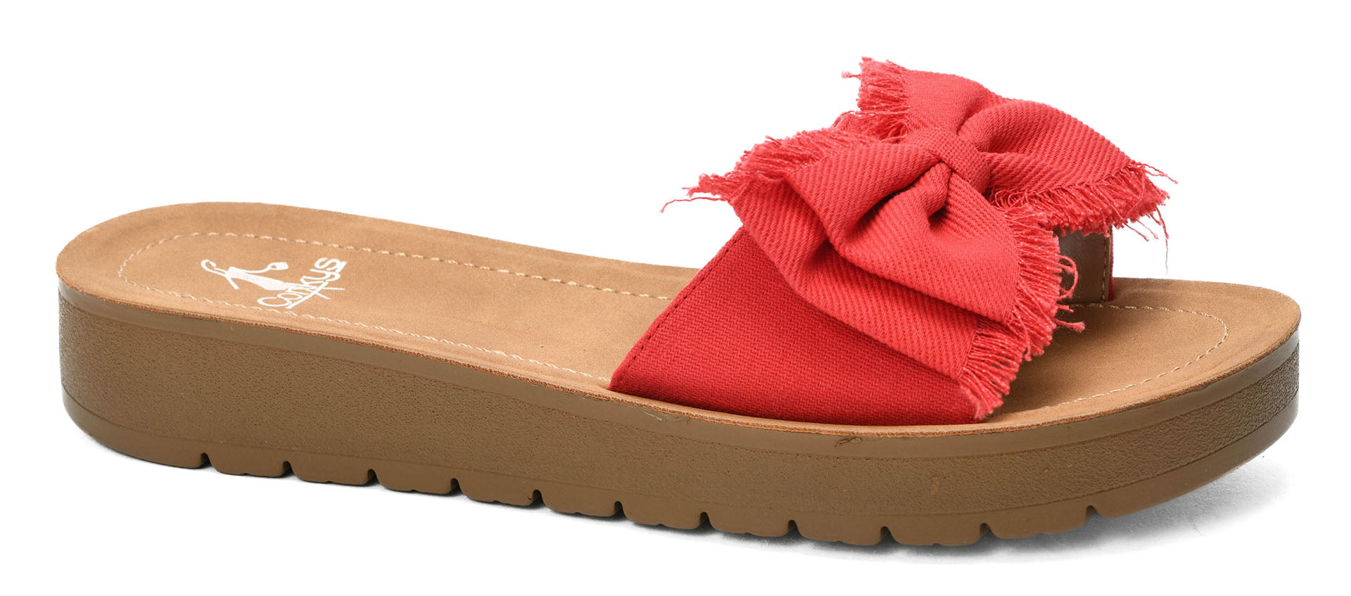 Corkys Spray Tan- Red-Sandals-Dear Me Southern Boutique, located in DeRidder, Louisiana