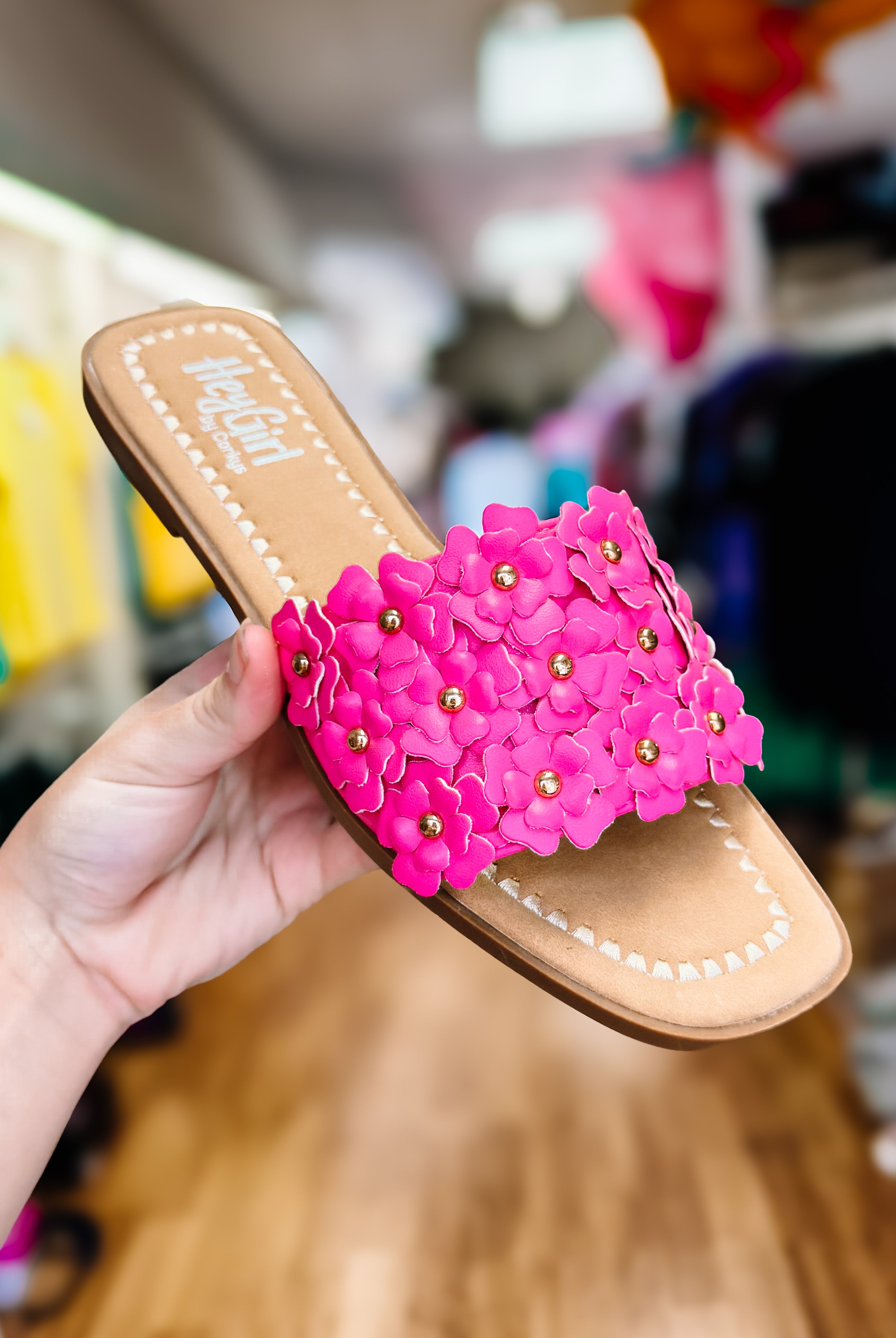 Corkys Spring Fever Sandals - Pink-Sandals-Dear Me Southern Boutique, located in DeRidder, Louisiana