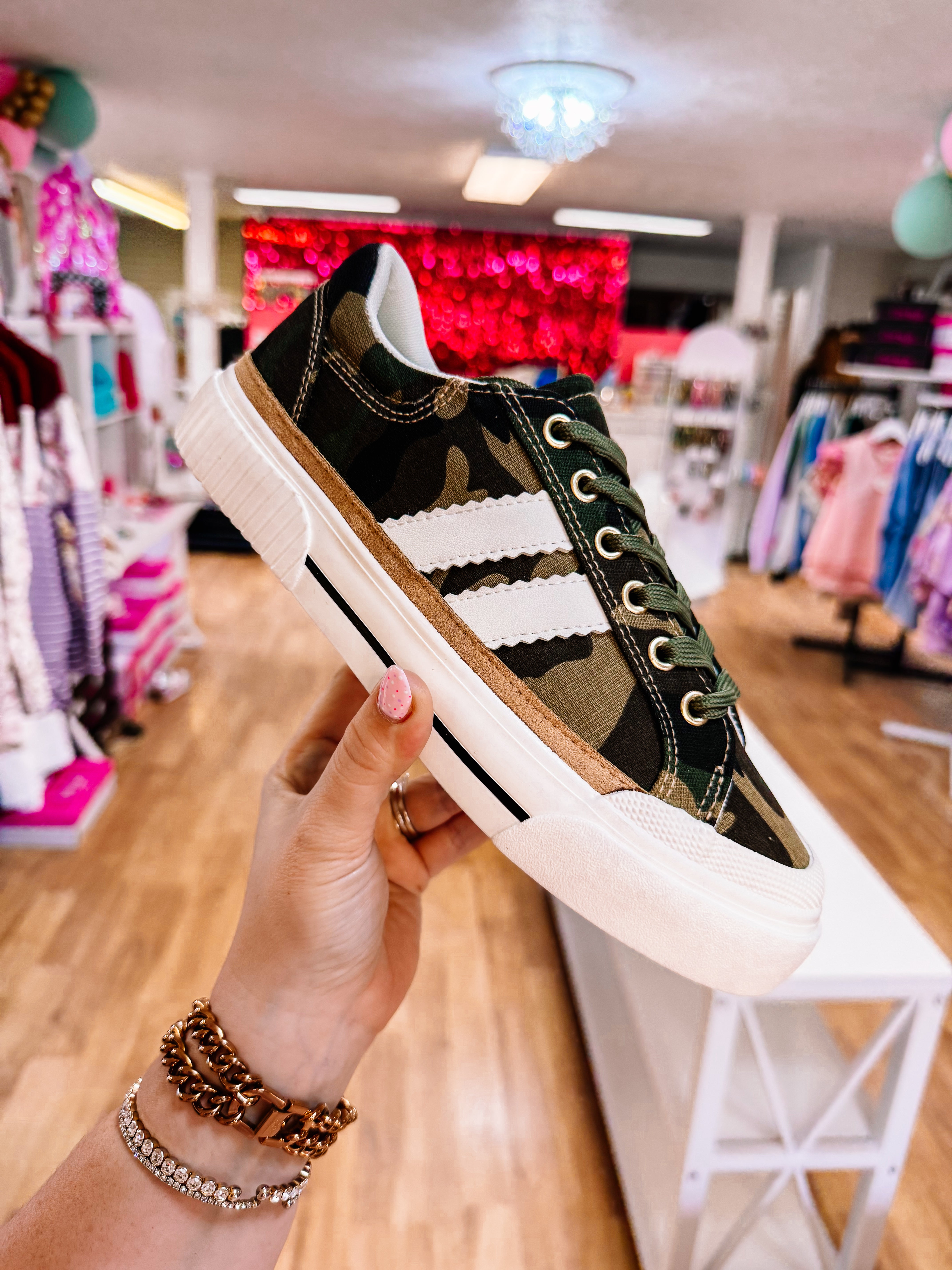 Corkys That's Her Camo Sneakers-Sneakers-Dear Me Southern Boutique, located in DeRidder, Louisiana