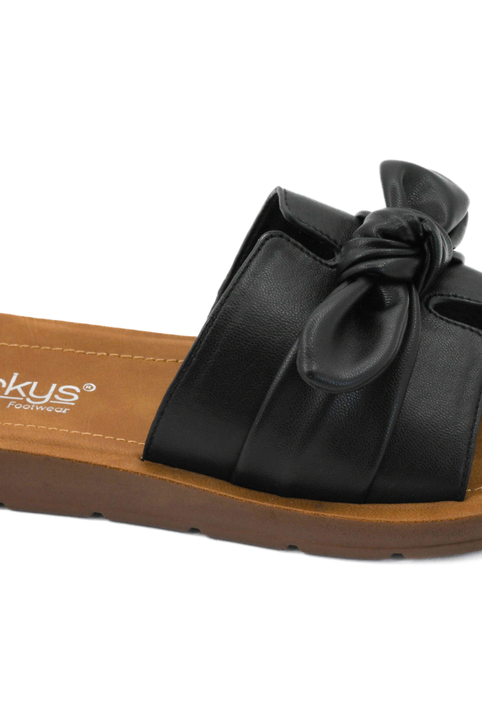 Corkys Too Cute Sandals - Black-Sandals-Dear Me Southern Boutique, located in DeRidder, Louisiana