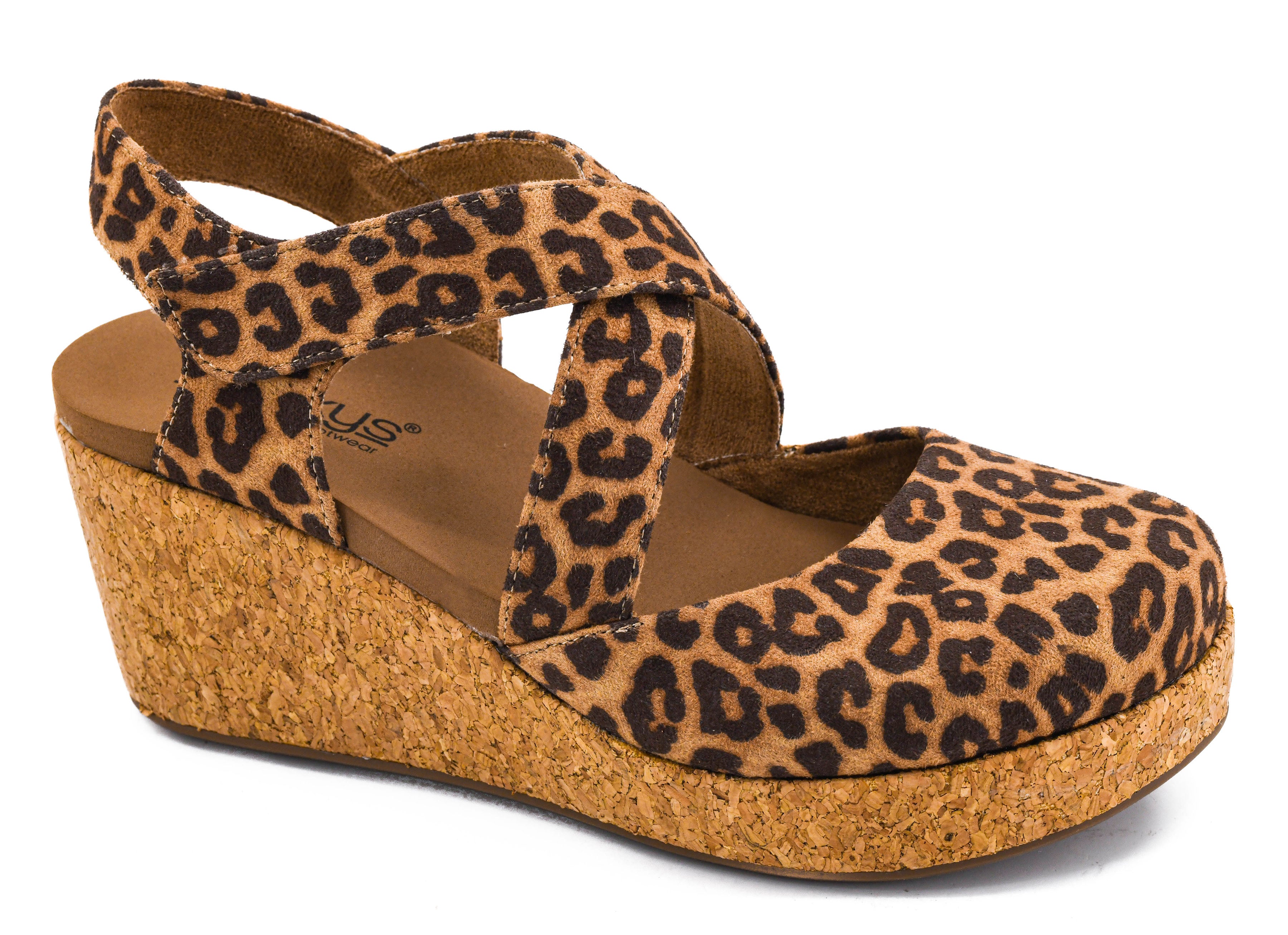 Corkys What's the Rush Wedges- Leopard-Sandals-Dear Me Southern Boutique, located in DeRidder, Louisiana