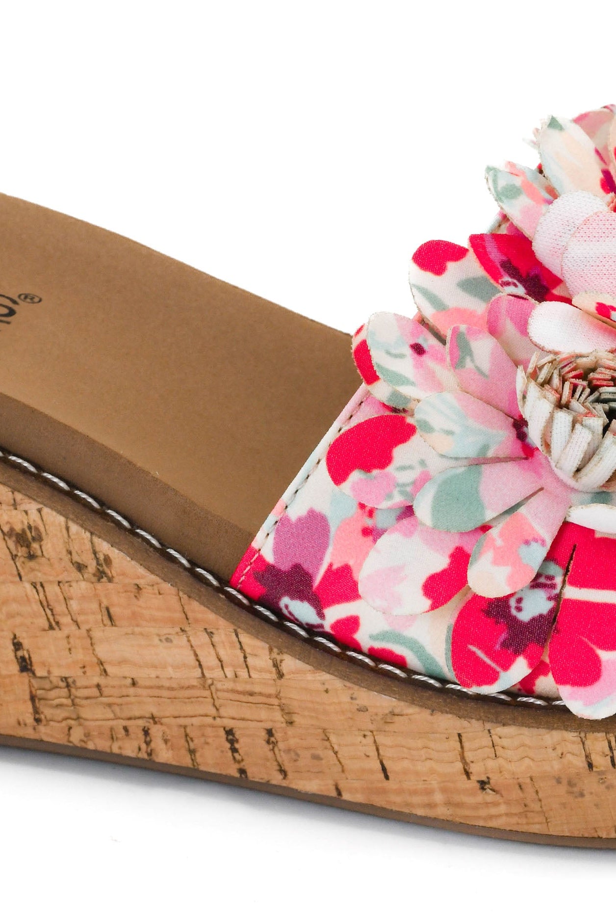 Corkys Wildflower- White Floral-Mules-Dear Me Southern Boutique, located in DeRidder, Louisiana