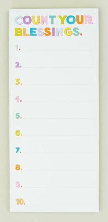 Count Your Blessings List Pad-Dear Me Southern Boutique, located in DeRidder, Louisiana