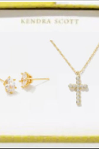 Cross Cailin Gift Set-Jewelry-Dear Me Southern Boutique, located in DeRidder, Louisiana
