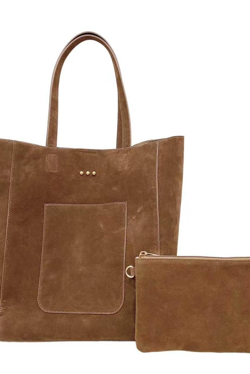 Dawn Suede Carryall Tote-Presales-Dear Me Southern Boutique, located in DeRidder, Louisiana