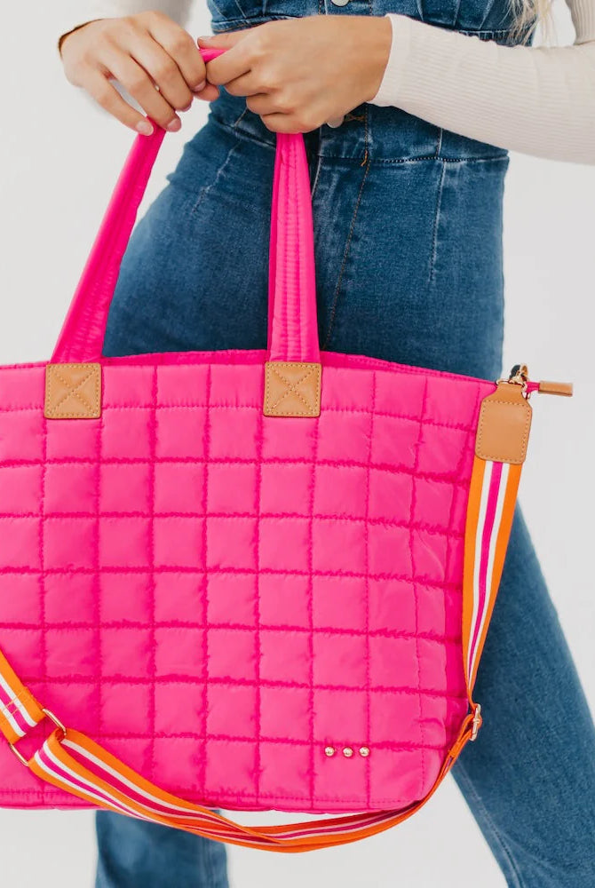 Day Dreamer Quilted Tote Bag-Dear Me Southern Boutique, located in DeRidder, Louisiana