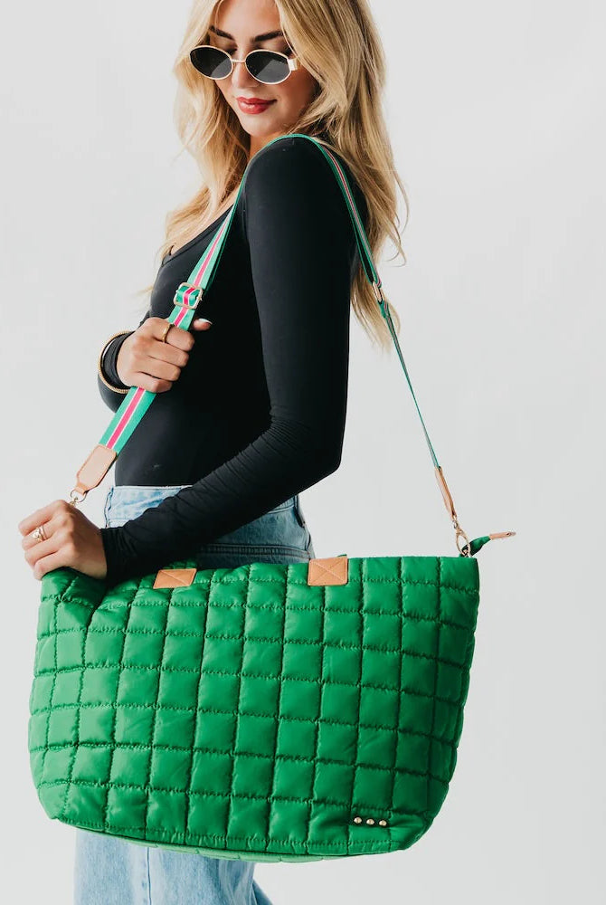 Day Dreamer Quilted Tote Bag-Dear Me Southern Boutique, located in DeRidder, Louisiana