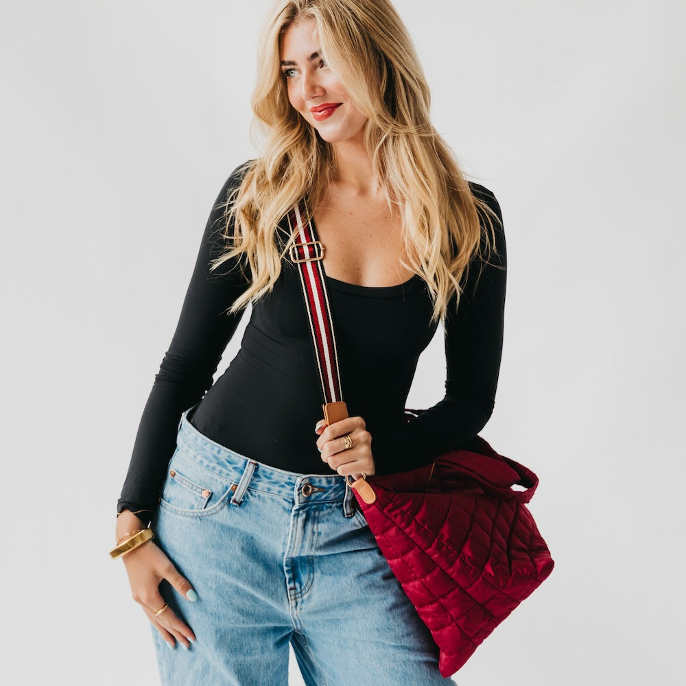 Day Dreamer Quilted Tote Bag-Presales-Dear Me Southern Boutique, located in DeRidder, Louisiana