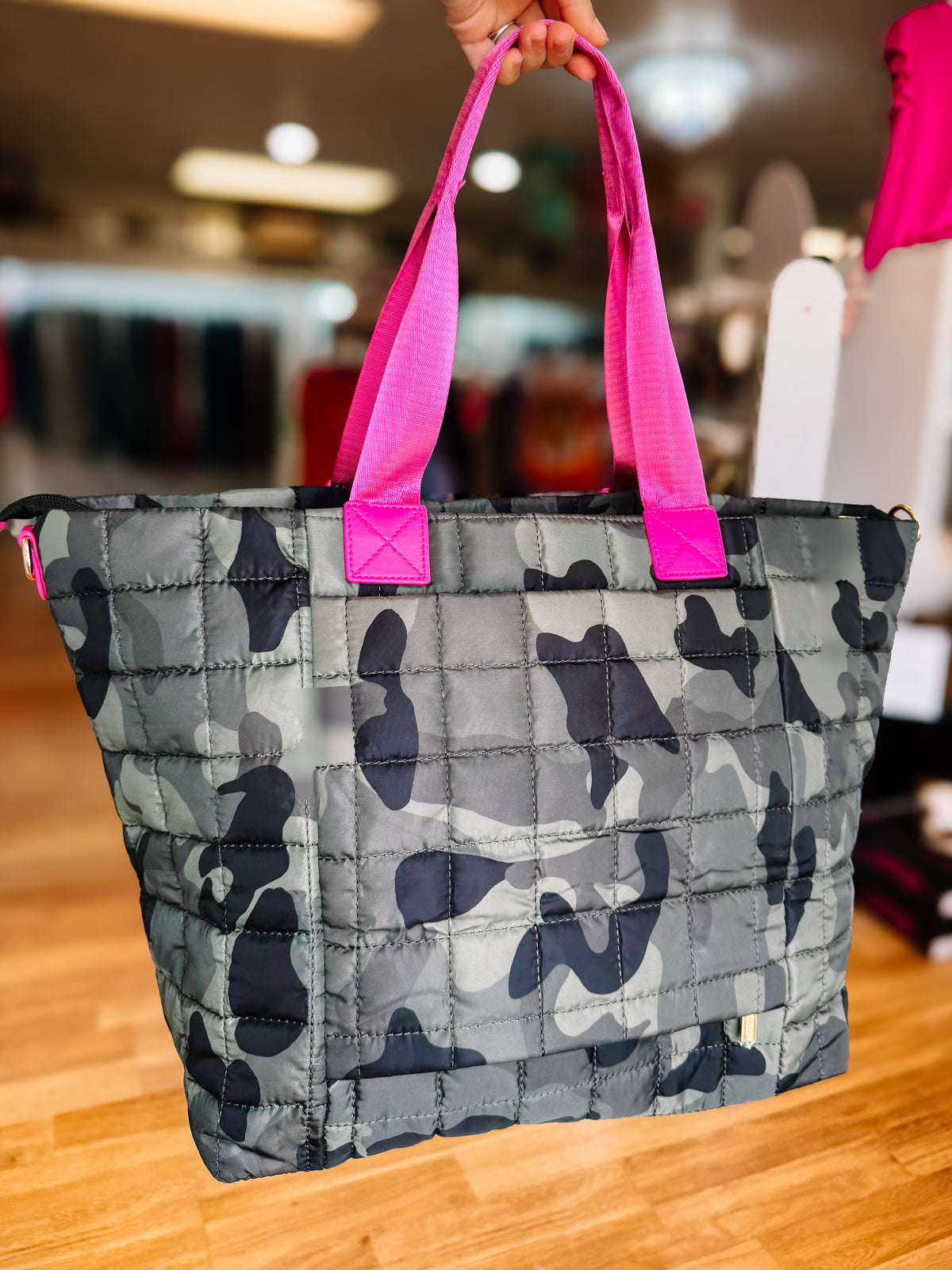 Day Dreamer Quilted Tote Bag-Presales-Dear Me Southern Boutique, located in DeRidder, Louisiana