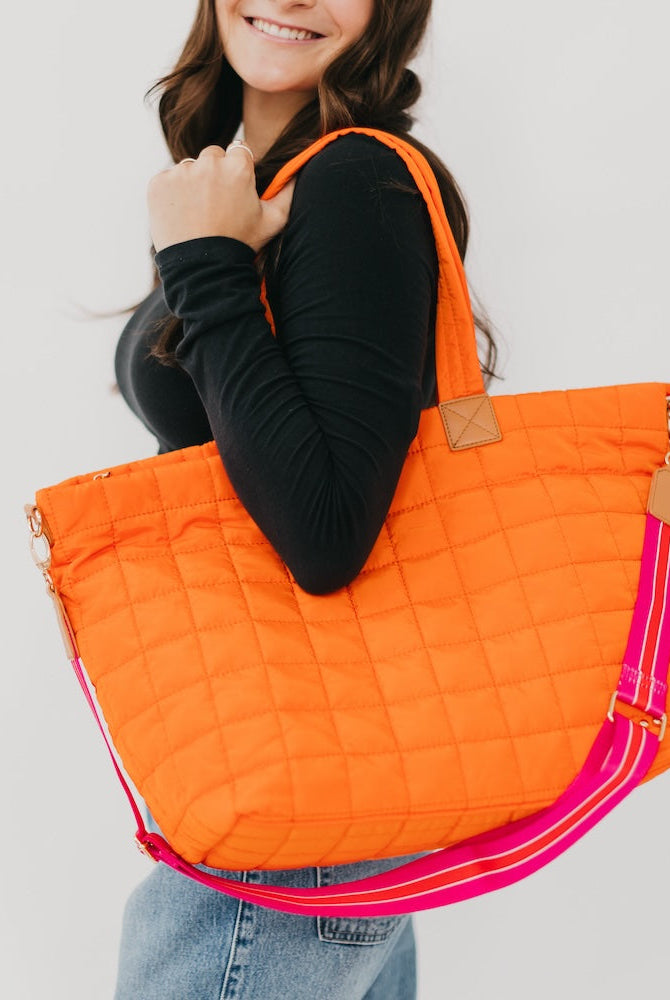 Day Dreamer Quilted Tote Bag-Presales-Dear Me Southern Boutique, located in DeRidder, Louisiana