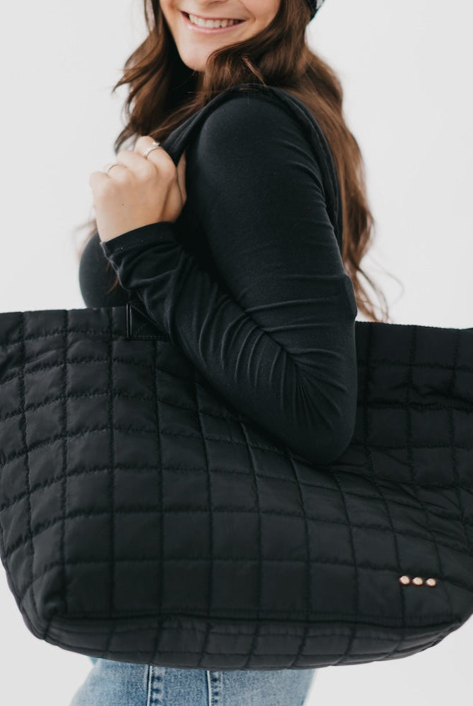 Day Dreamer Quilted Tote Bag-Presales-Dear Me Southern Boutique, located in DeRidder, Louisiana