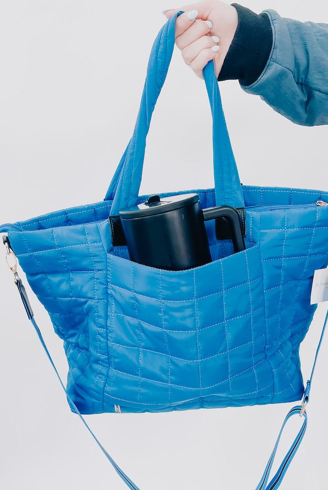 Day Dreamer Quilted Tote Bag-Presales-Dear Me Southern Boutique, located in DeRidder, Louisiana