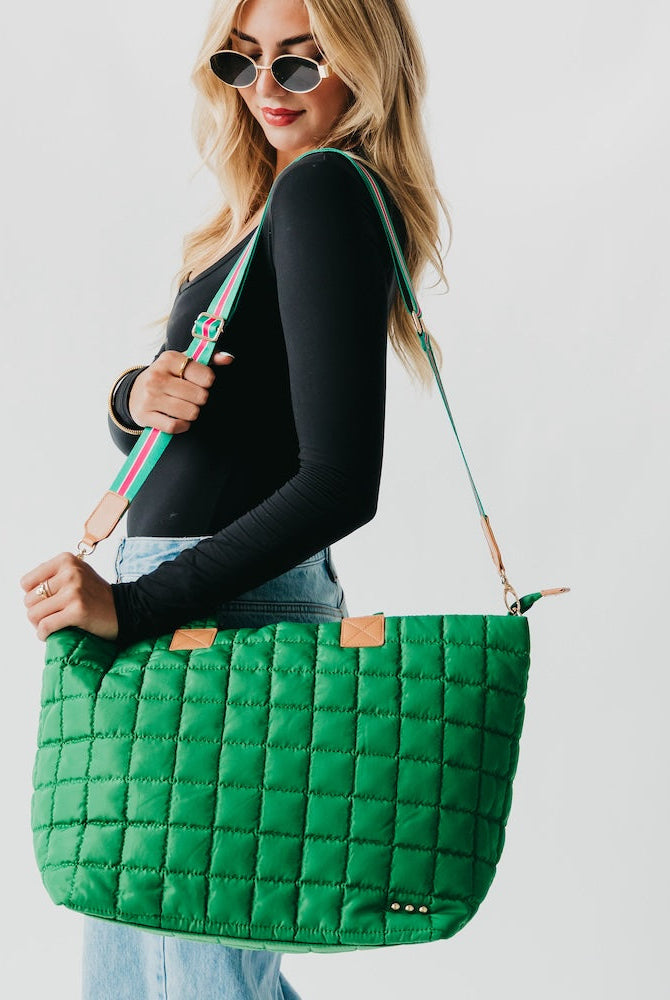 Day Dreamer Quilted Tote Bag-Presales-Dear Me Southern Boutique, located in DeRidder, Louisiana