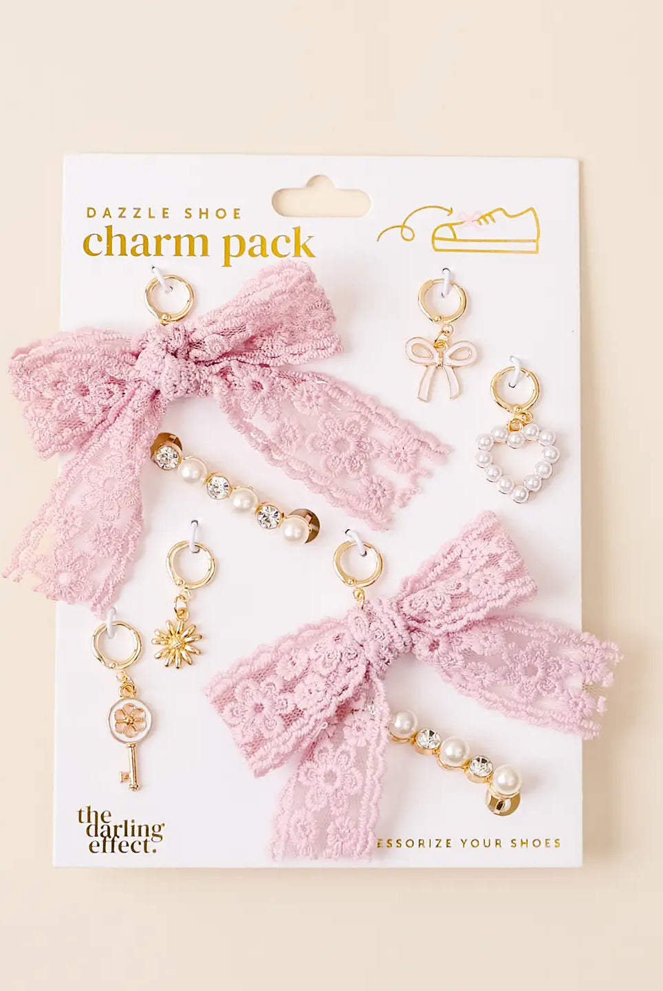 Dazzle Shoe Charm Pack- Key to My Heart-JAG Shoes-Dear Me Southern Boutique, located in DeRidder, Louisiana