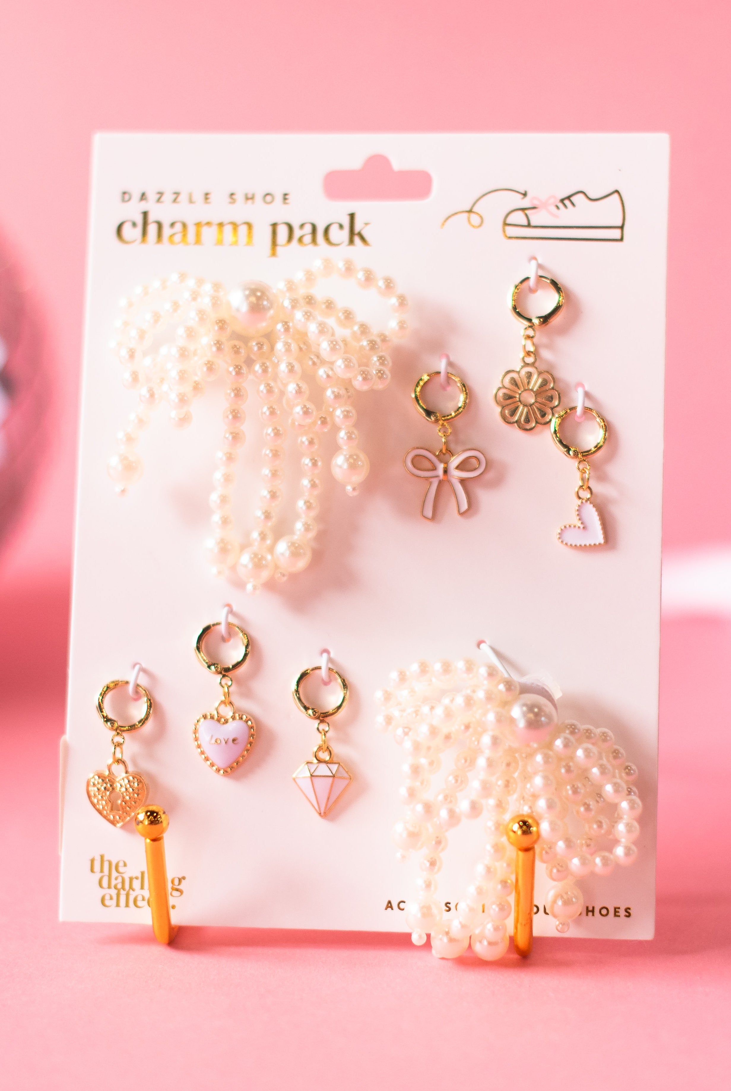 Dazzle Shoe Charm Pack- Pretty in Pearl-JAG Shoes-Dear Me Southern Boutique, located in DeRidder, Louisiana
