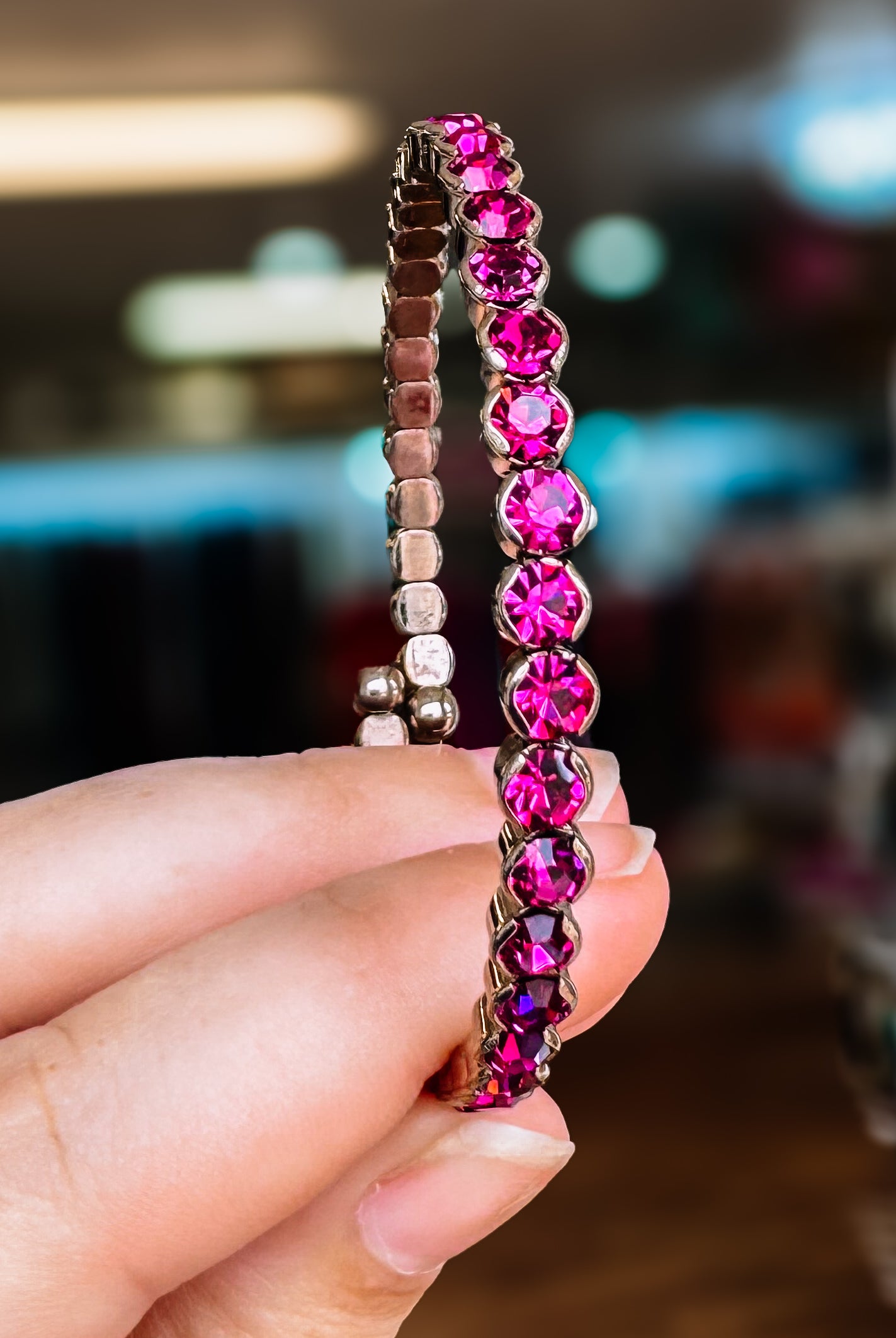 Destin Crystal Bangle - Chocolate Gold Metal-Bracelets-Dear Me Southern Boutique, located in DeRidder, Louisiana