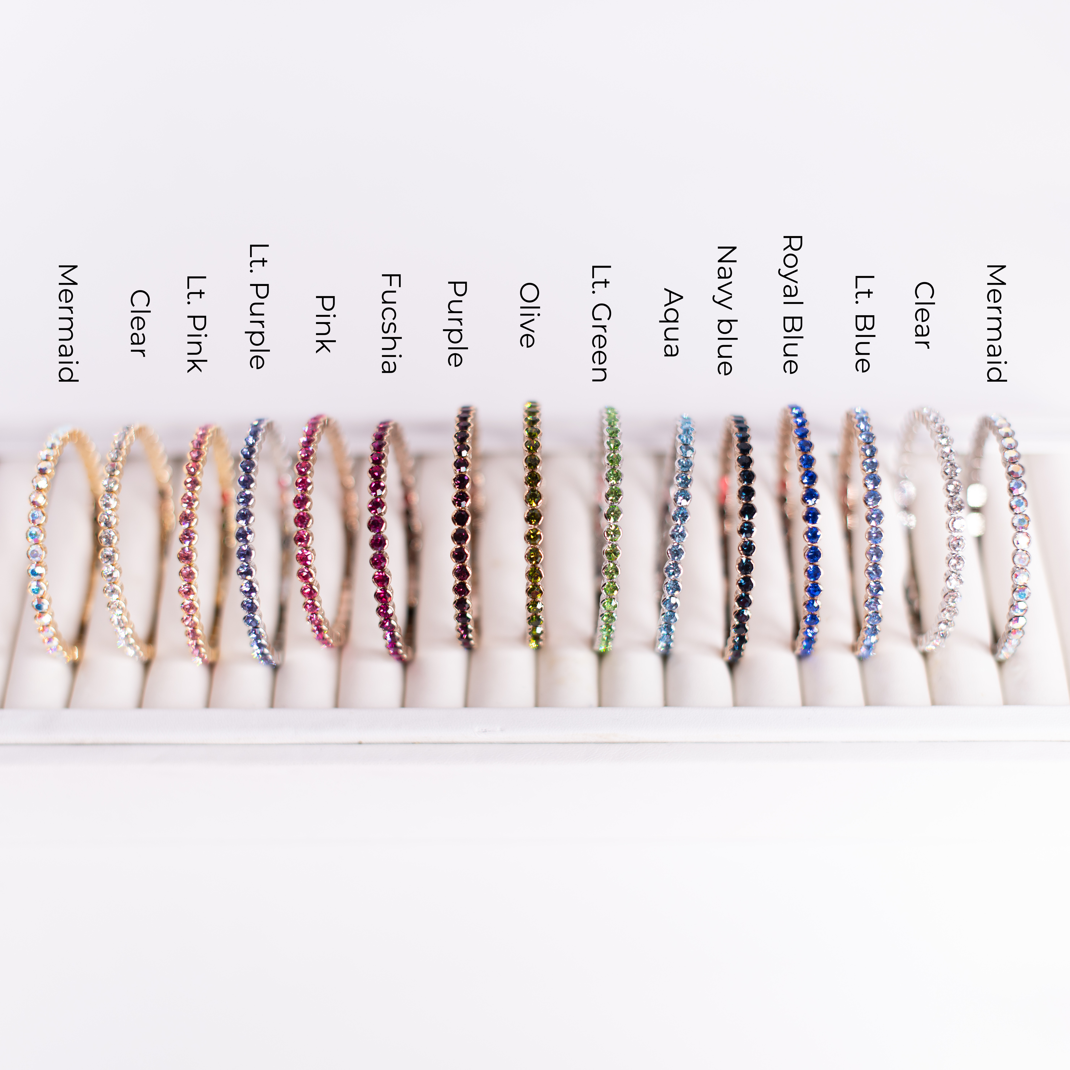 Destin Crystal Bangle - Gunmetal-Bracelets-Dear Me Southern Boutique, located in DeRidder, Louisiana