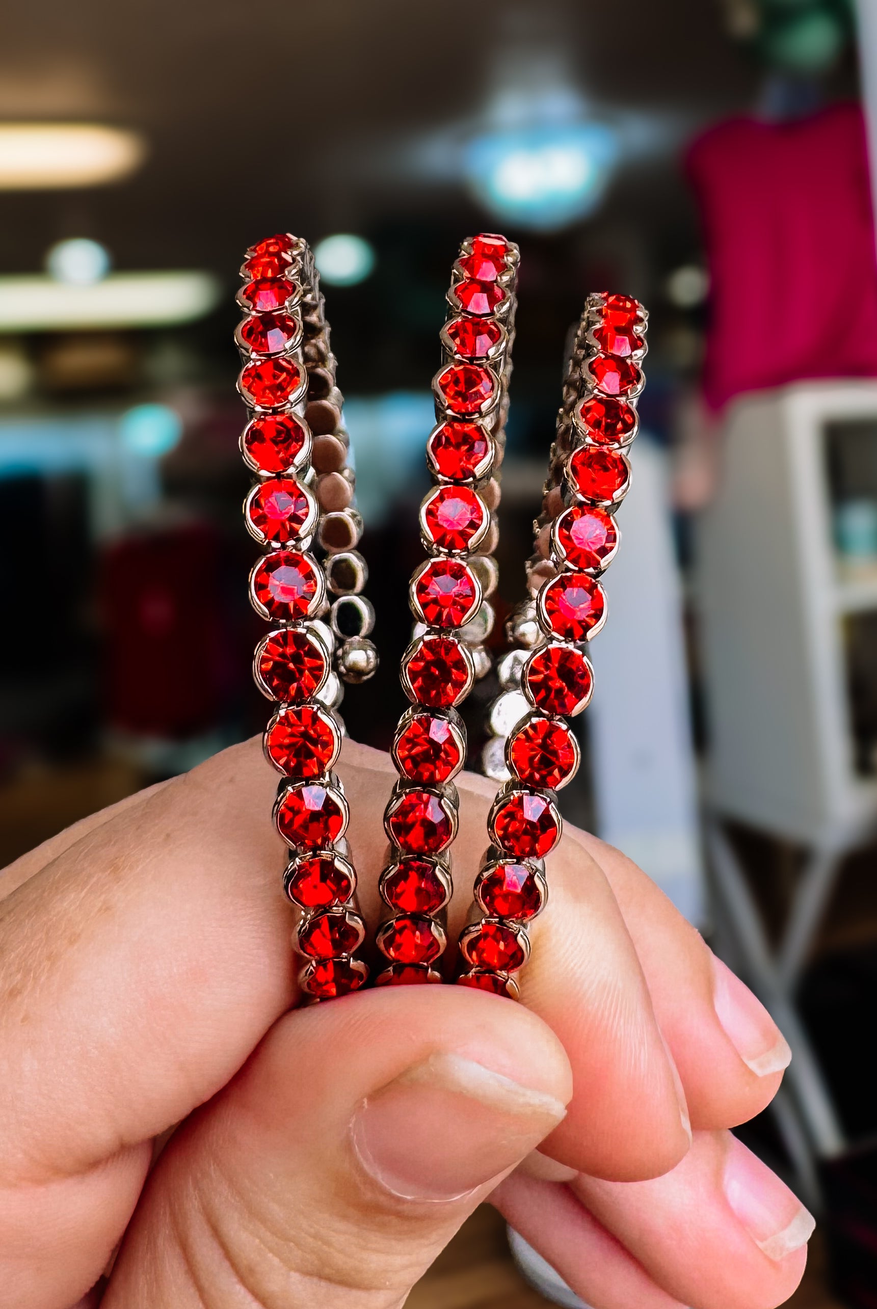 Destin Crystal Bangle - Chocolate Gold Metal-Bracelets-Dear Me Southern Boutique, located in DeRidder, Louisiana