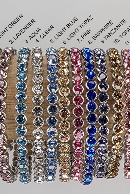 Destin Crystal Bangle - Silver Metal-Bracelets-Dear Me Southern Boutique, located in DeRidder, Louisiana