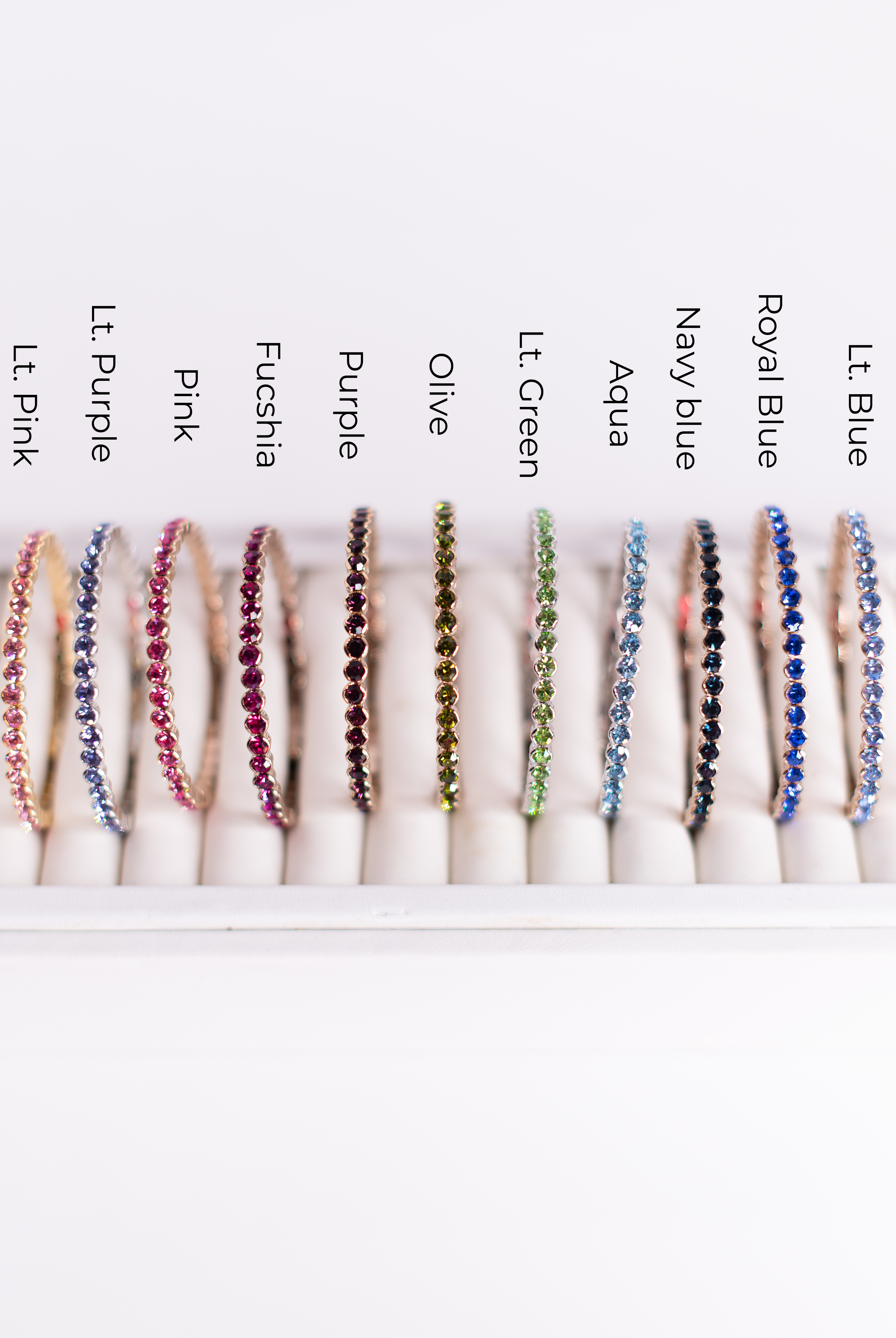 Destin Crystal Bangle - Silver Metal-Bracelets-Dear Me Southern Boutique, located in DeRidder, Louisiana