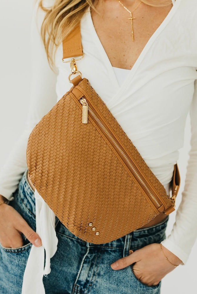 Diagonal Woven Westlyn Bum Bag - NEW!!!-Presales-Dear Me Southern Boutique, located in DeRidder, Louisiana