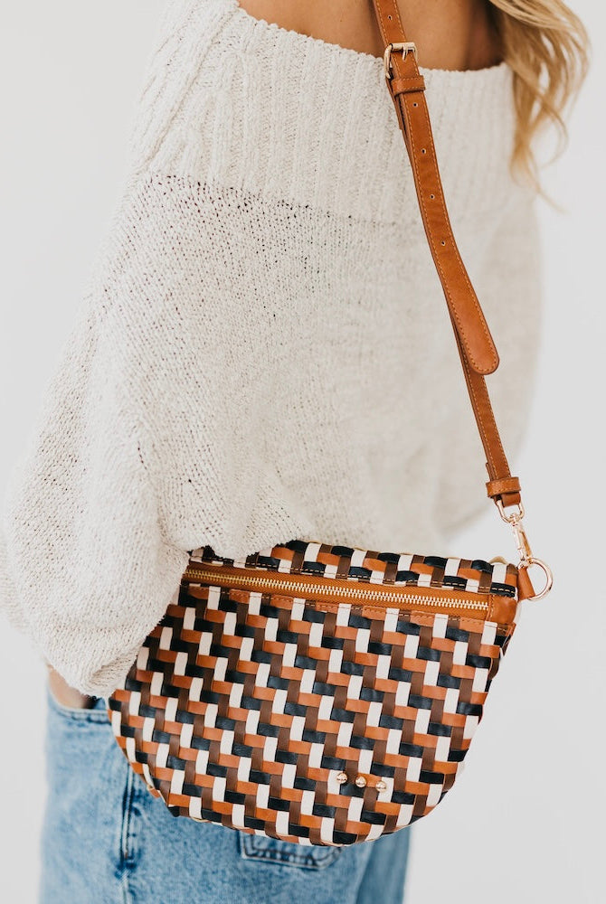 Diagonal Woven Westlyn Bum Bag - NEW!!!-Presales-Dear Me Southern Boutique, located in DeRidder, Louisiana