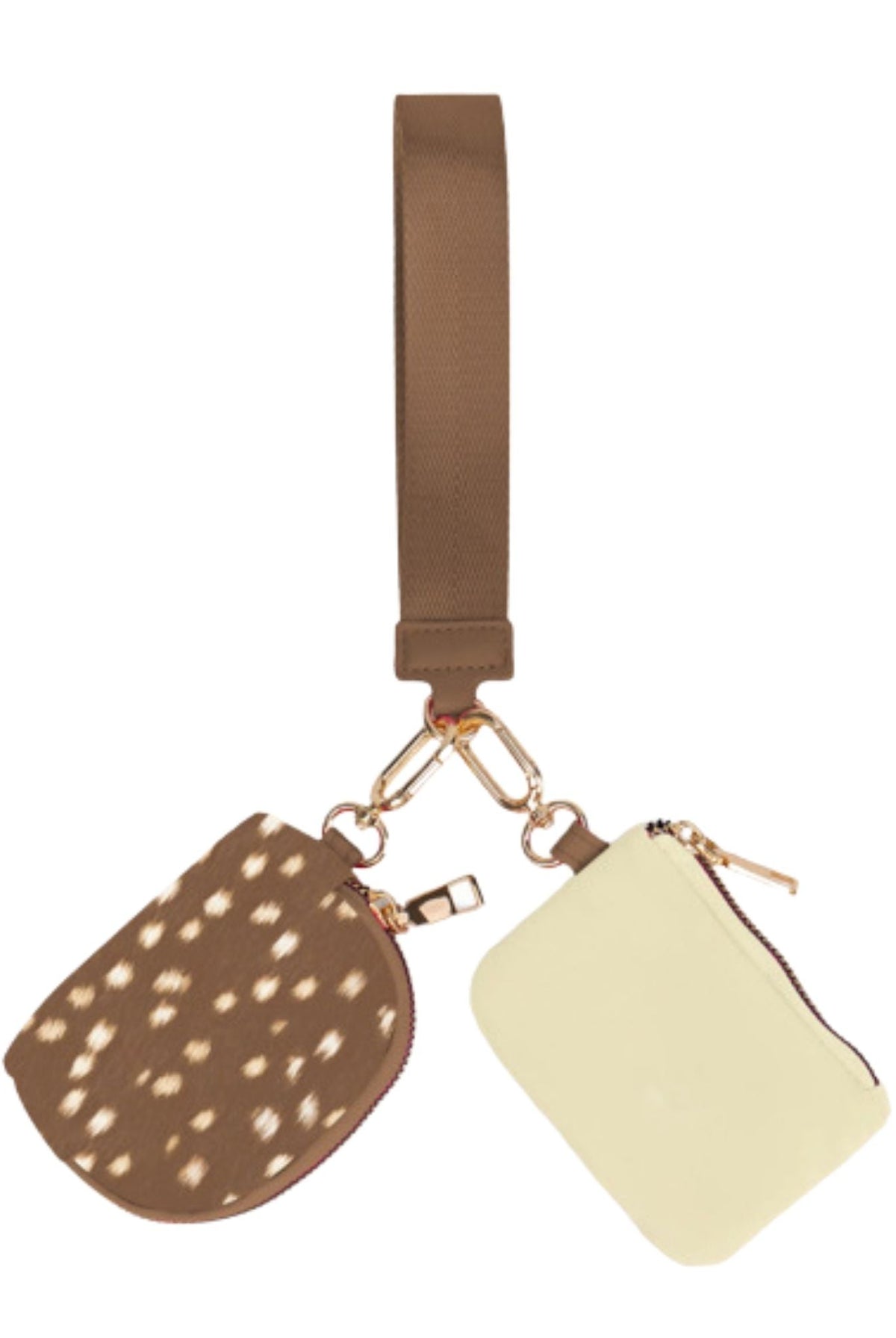Double Pouch Wristlet- Oh Deer-Presales-Dear Me Southern Boutique, located in DeRidder, Louisiana