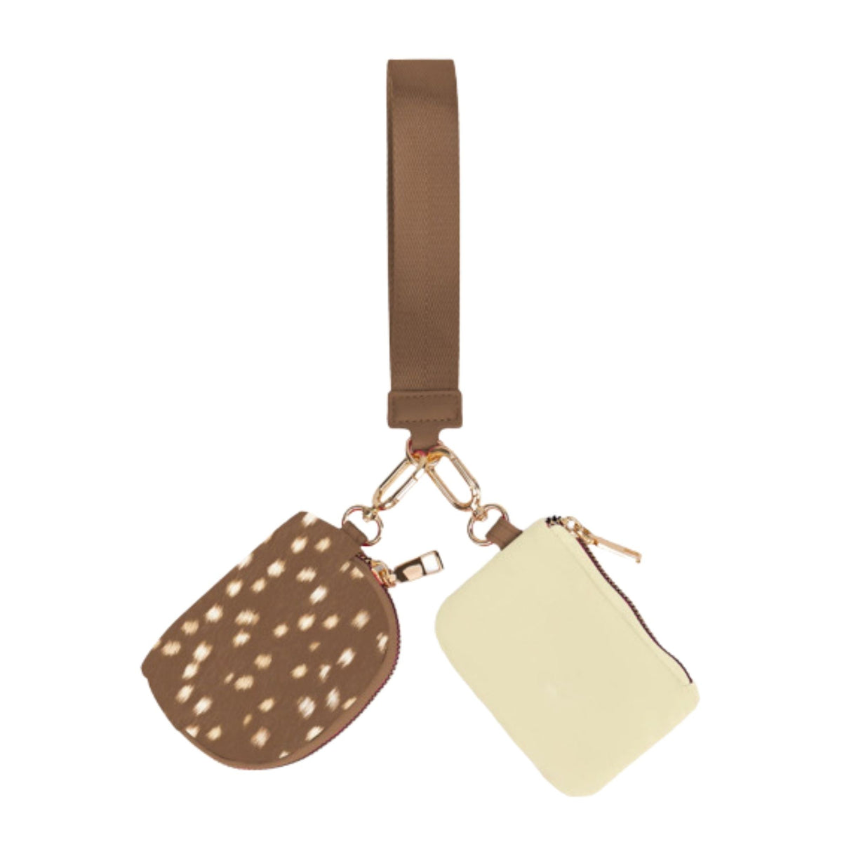 Double Pouch Wristlet- Oh Deer-Presales-Dear Me Southern Boutique, located in DeRidder, Louisiana